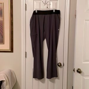 Pewter Healing Hands XL Scrub Pants